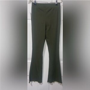 Woman’s Olive Green Flared Bottoms-small